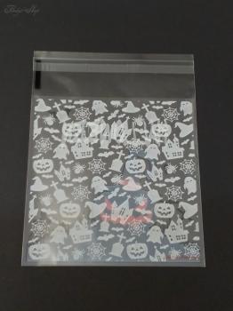 5 Geschenktüten Halloween Kürbis